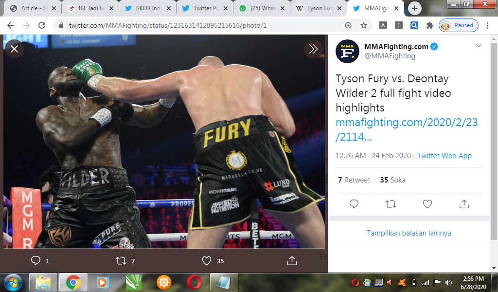 Jika Tyson Fury vs Anthony Joshua Digelar, Deontay Wilder Ketiban Rejeki Rp287 Miliar