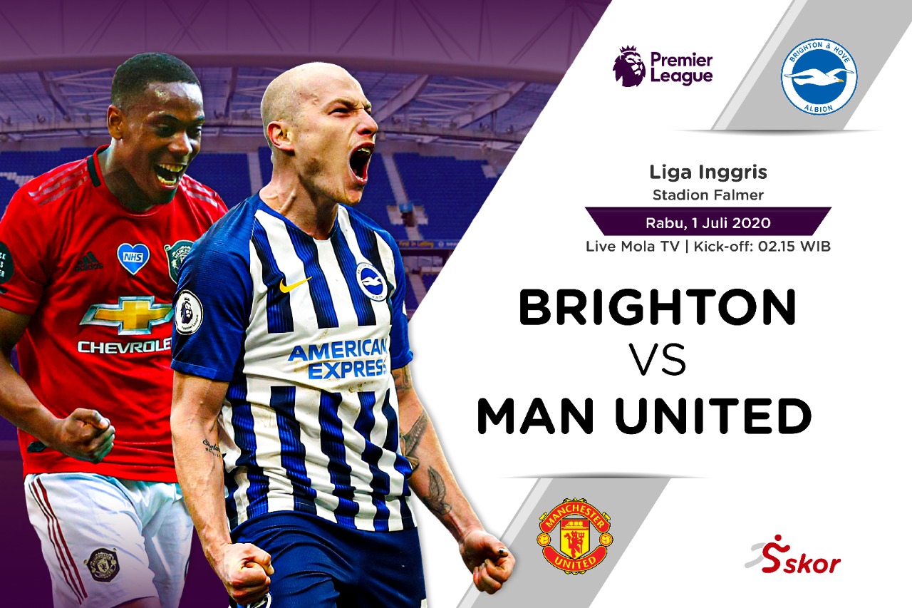 Prediksi Liga Inggris: Brighton & Hove Albion vs Manchester United