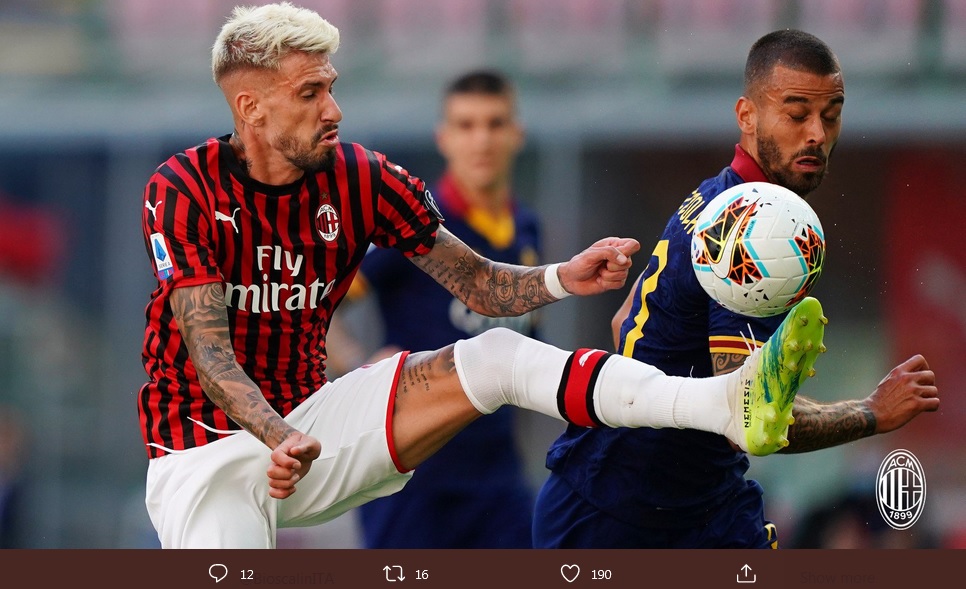 Hasil Liga Italia: AC Milan Paksa AS Roma Pulang Tanpa Poin