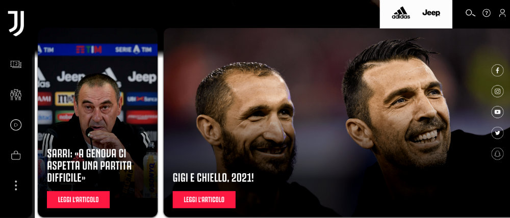 Website Resmi Juventus Punya Tampilan Baru