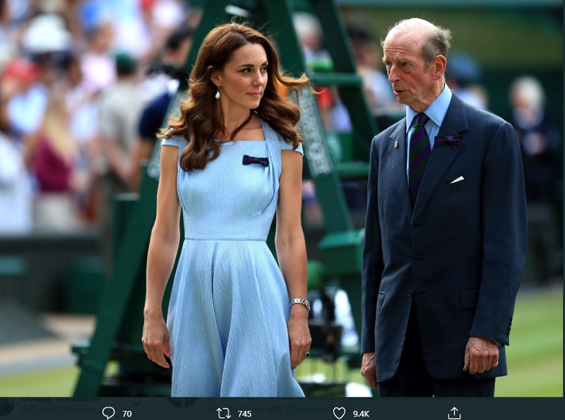 Kate Middleton Beri Sambutan di ''Hari Pembukaan'' Wimbledon 2020