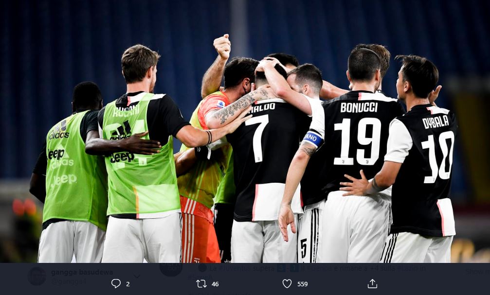 Juventus Menang, Maurizio Sarri Puji Duet Cristiano Ronaldo-Paulo Dybala