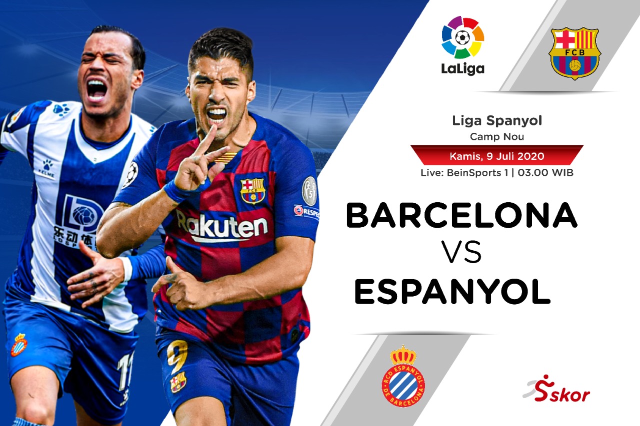 Link Live Streaming Liga Spanyol: Barcelona vs Espanyol