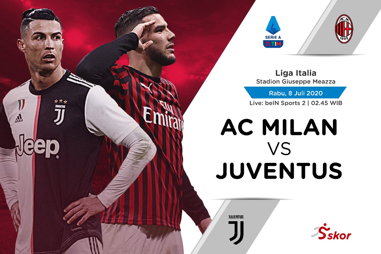 Link Live Streaming Liga Italia: AC Milan vs Juventus