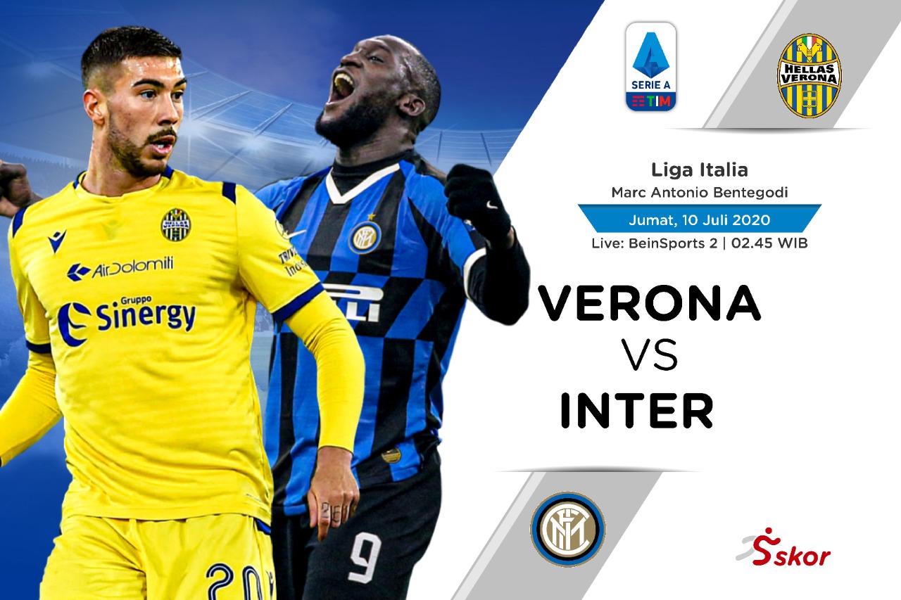 Link Live Streaming Liga Italia: Hellas Verona vs Inter Milan