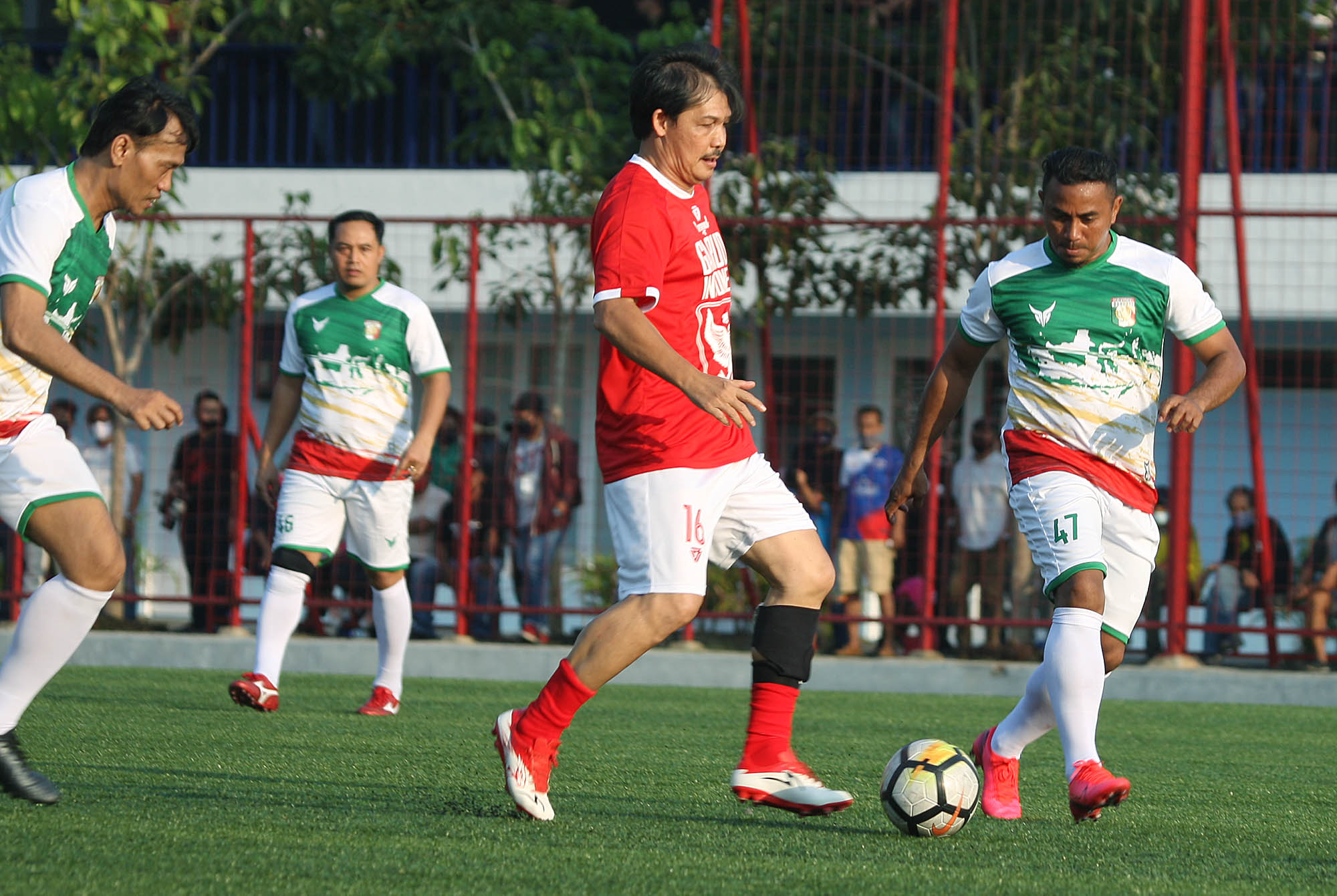 Pertandingan Para Legenda, Primavera-Baretti Tumbangkan Garuda Indonesia