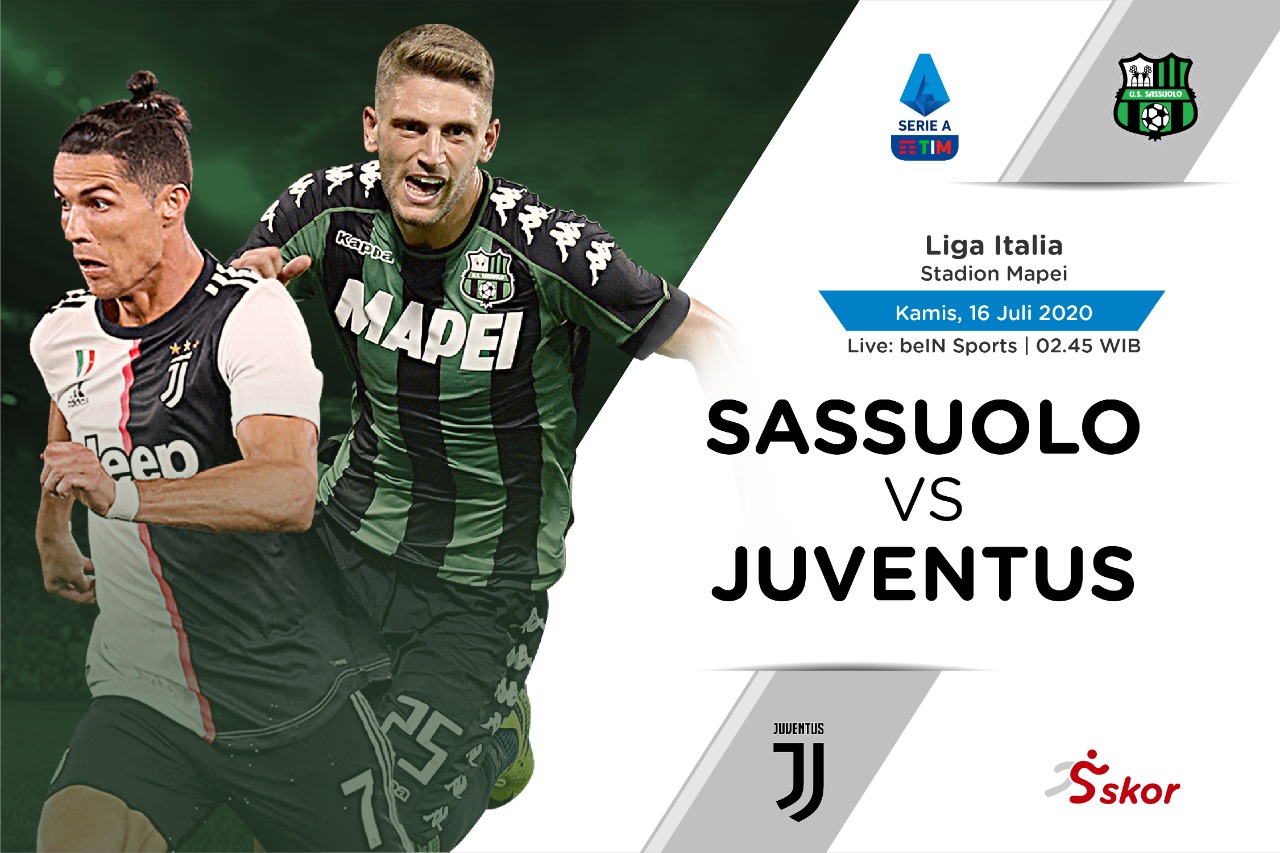 Susunan Pemain Liga Italia: Sassuolo vs Juventus