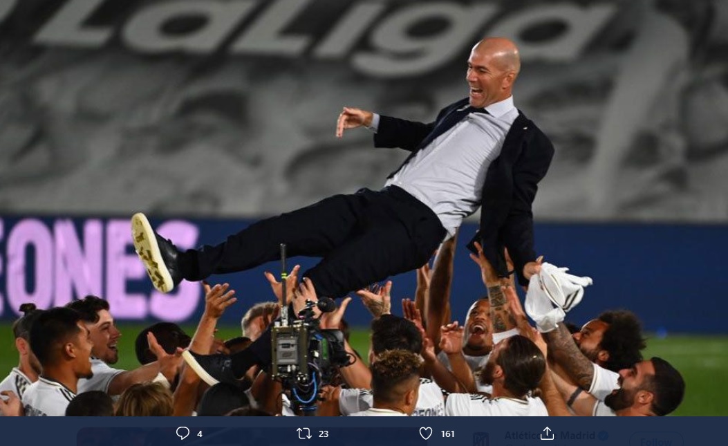 Deretan Fakta Real Madrid Juara: Gelar LaLiga Terbanyak hingga Rekor Zinedine Zidane  