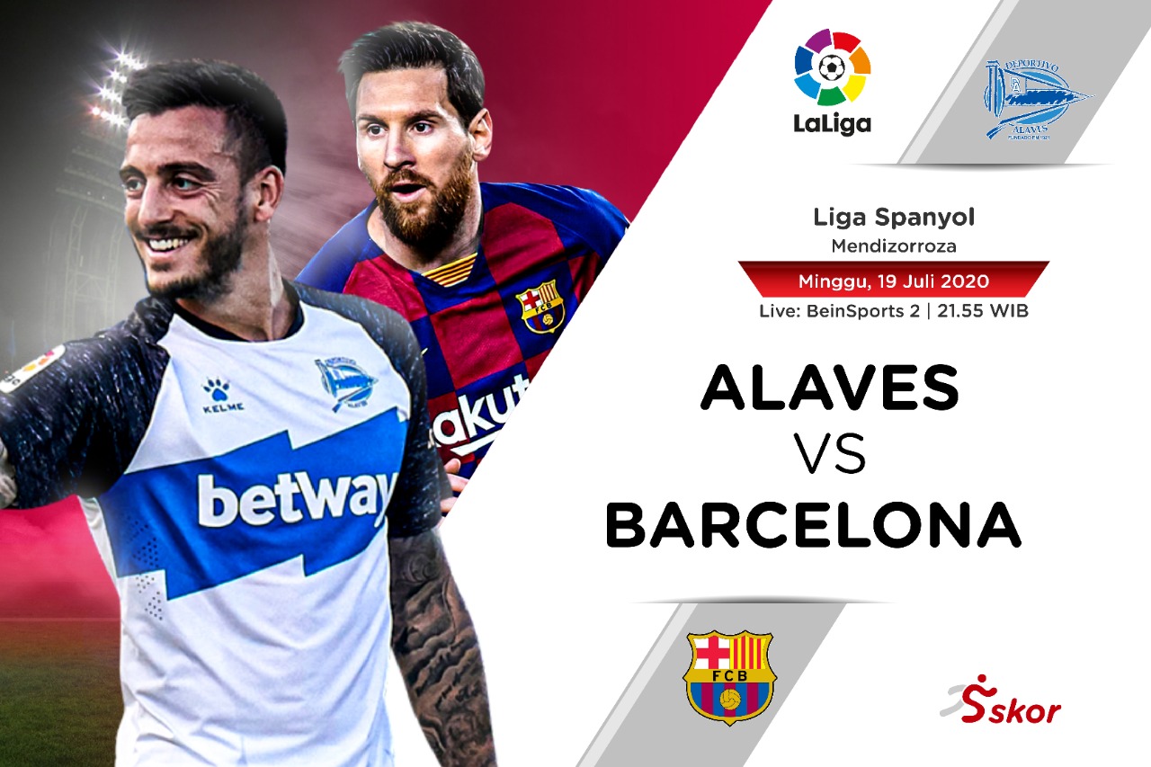 Link Live Streaming Liga Spanyol: Deportivo Alaves vs Barcelona