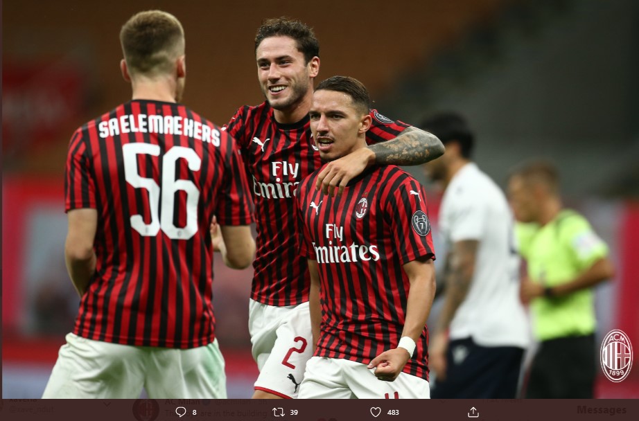 Menang atas Napoli, Ismael Bennacer Sebut AC Milan Menderita