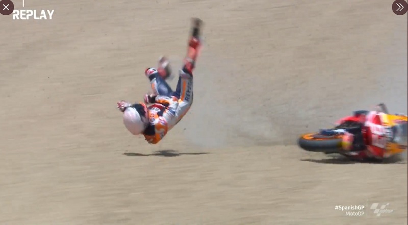 Update Kondisi Marc Marquez Usai Crash Horor di MotoGP Spanyol 2020