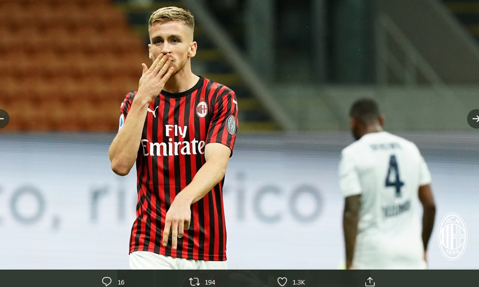 Hasil Liga Italia: AC Milan Pesta Gol ke Gawang Bologna