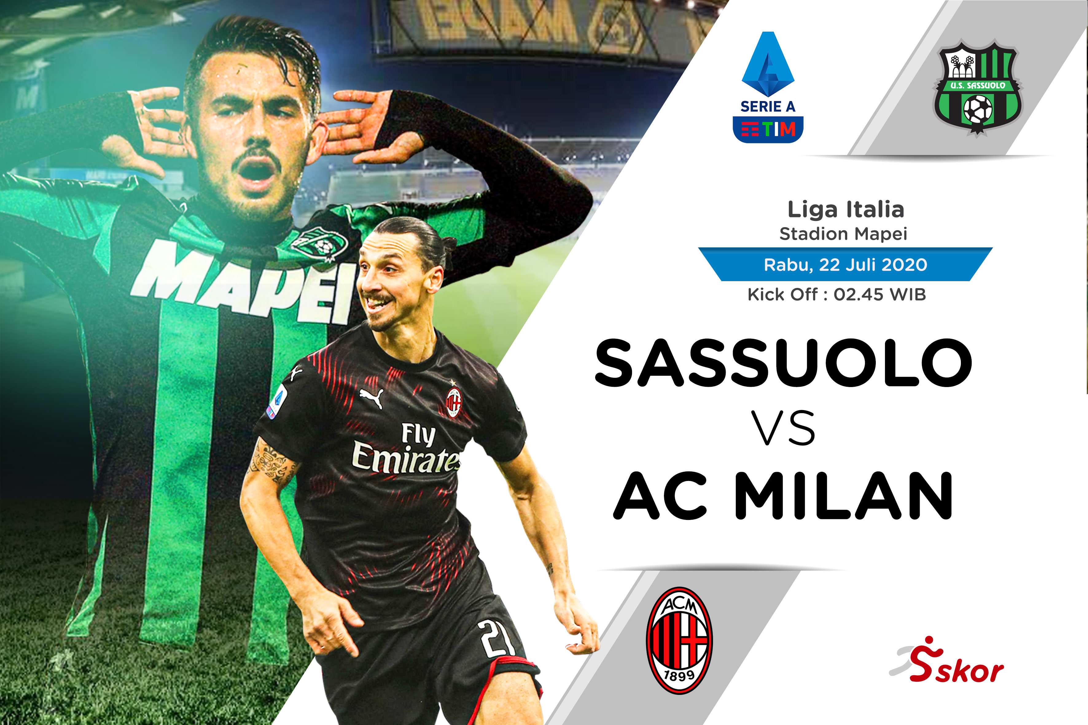 Prediksi Liga Italia: Sassuolo vs AC Milan