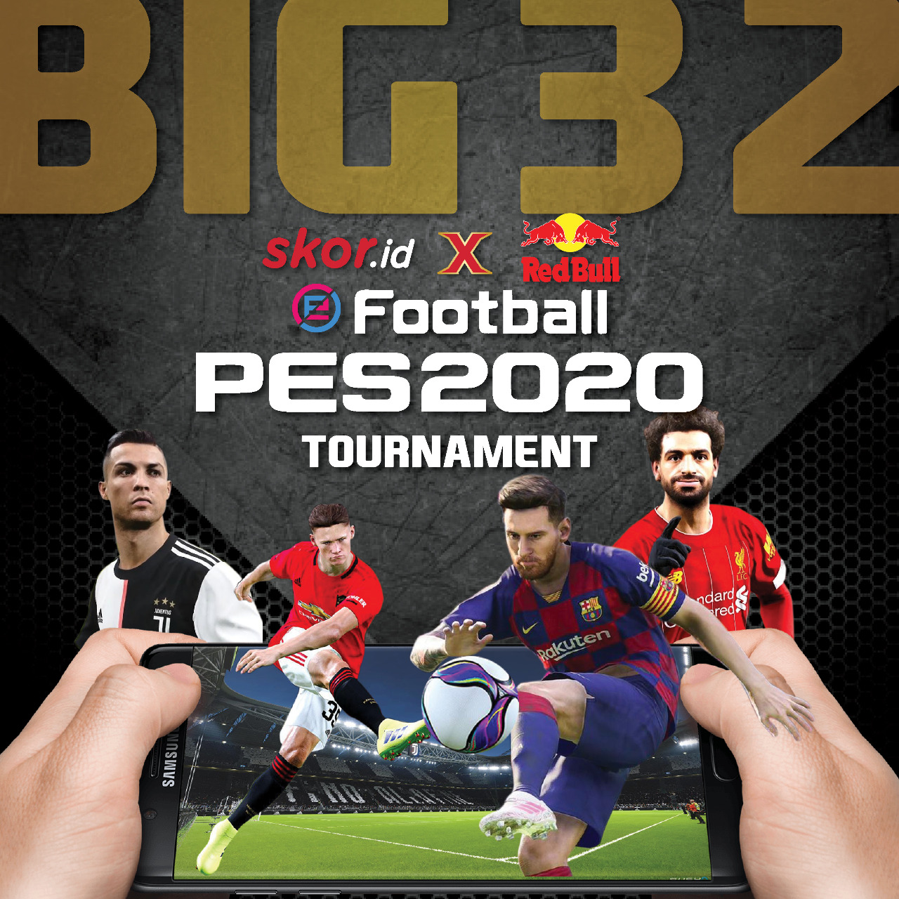 Rekap Hasil 64 Besar dan Jadwal Babak 32 Besar Turnamen eFootball PES 2020 Skor.IDxRedBullGold