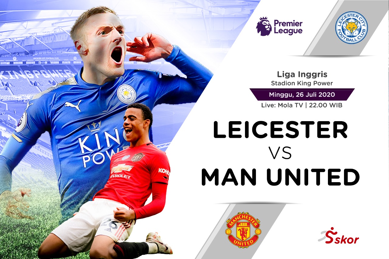 Link Live Streaming Liga Inggris: Leicester City vs Manchester United