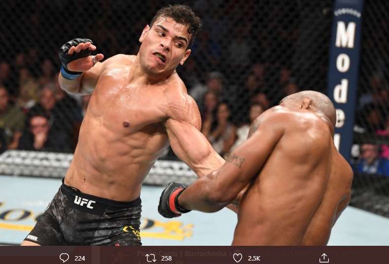 Segera Bentrok dalam UFC 253, Paulo Costa Sebut Israel Adesanya Pecundang