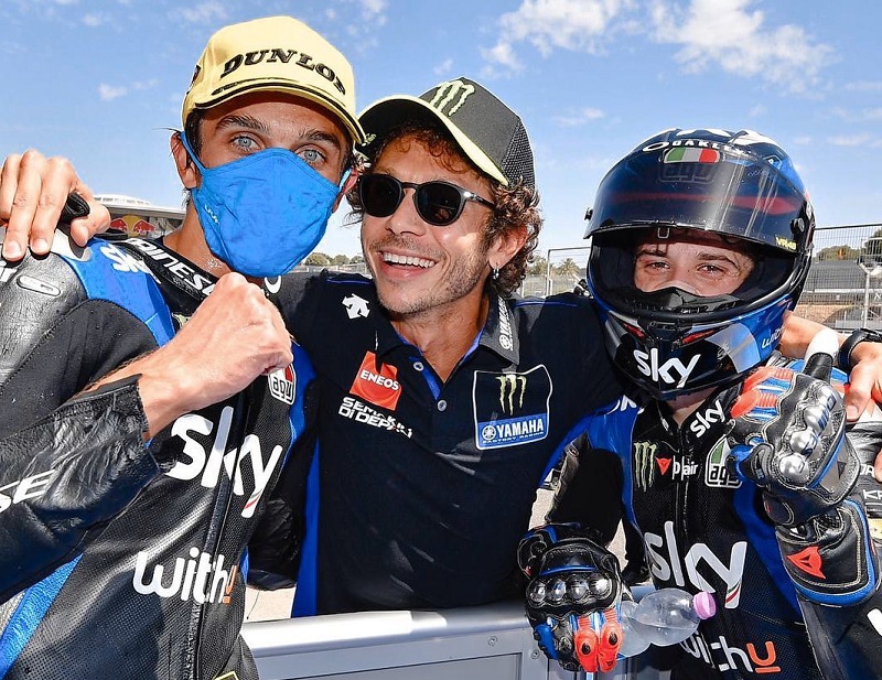 Valentino Rossi Optimistis dengan Karier Luca Marini di MotoGP