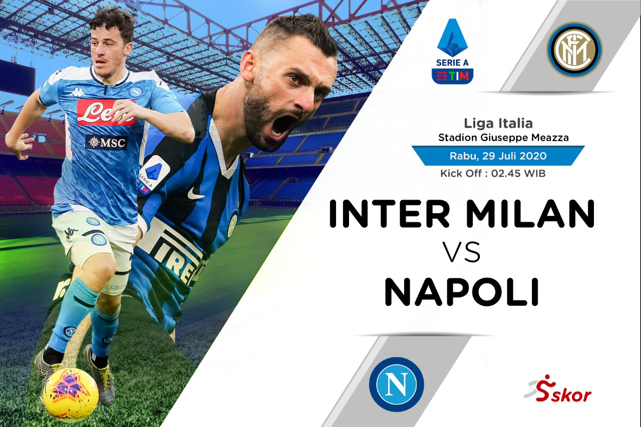 Link Live Streaming Liga Italia: Inter Milan vs Napoli