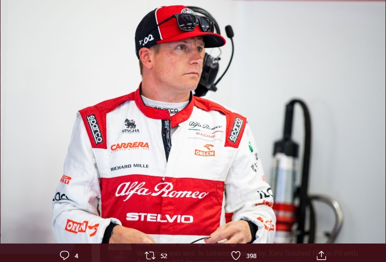 F1 GP Belanda 2021: Kimi Raikkonen Positif Covid-19, Robert Kubica Jadi Pengganti
