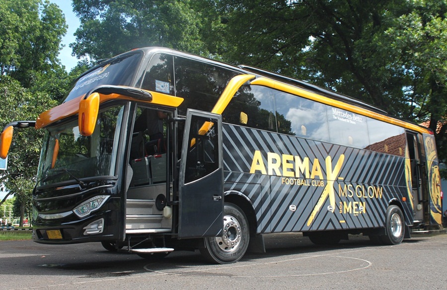 Arema FC Pastikan Pakai Bus Melalui Jalur Trans Jawa untuk Away ke Yogyakarta