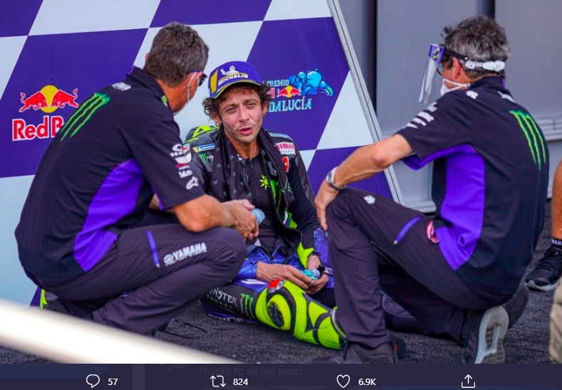 Kontrak Valentino Rossi dengan Petronas Kemungkinan Rampung di Catalunya
