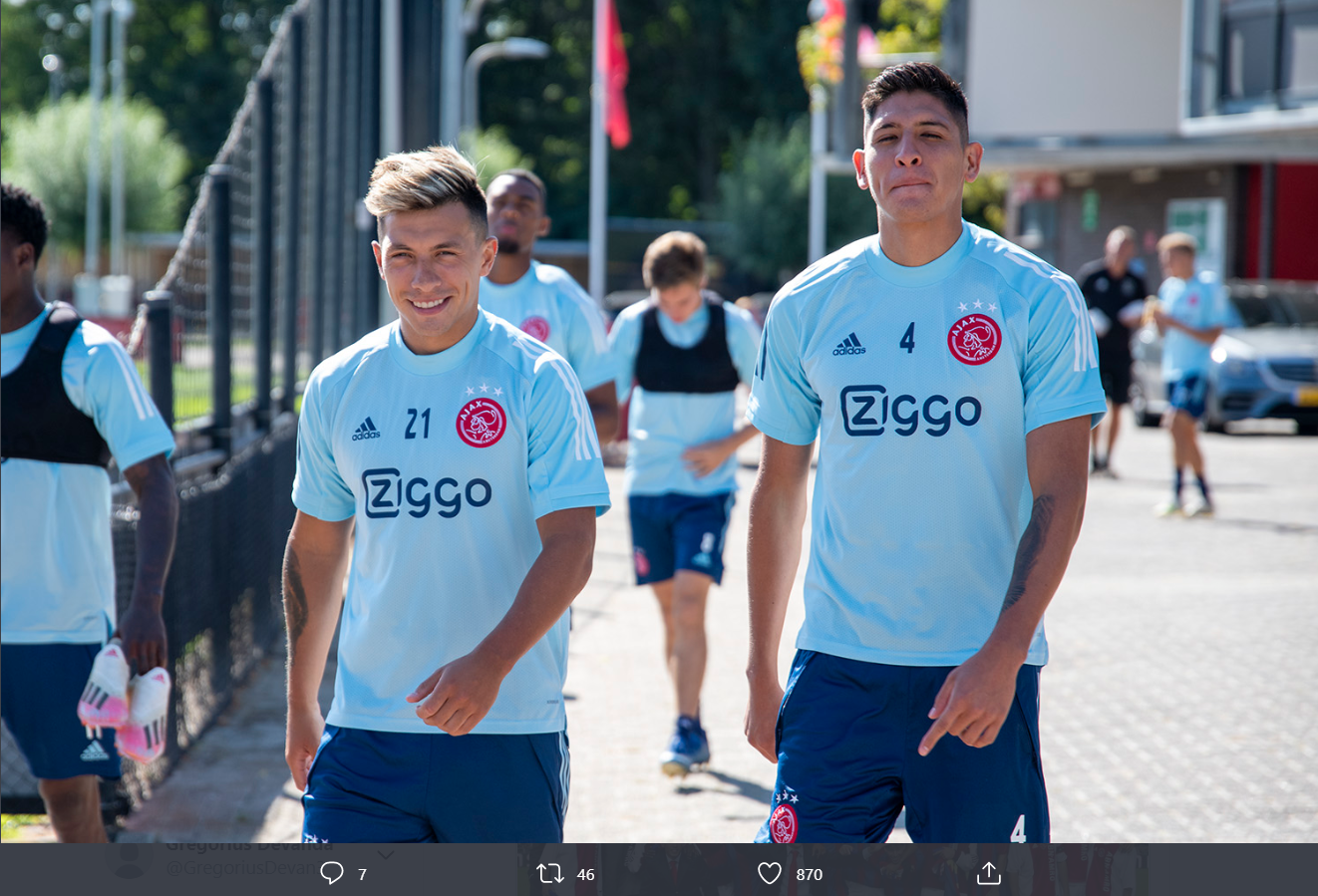 Ajax Amsterdam Konfirmasi Sejumlah Pemain dan Stafnya Positif Covid-19