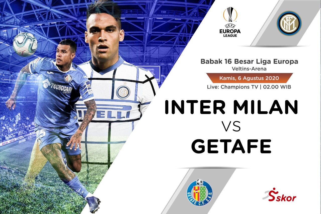 Link Live Streaming Liga Europa: Inter Milan vs Getafe