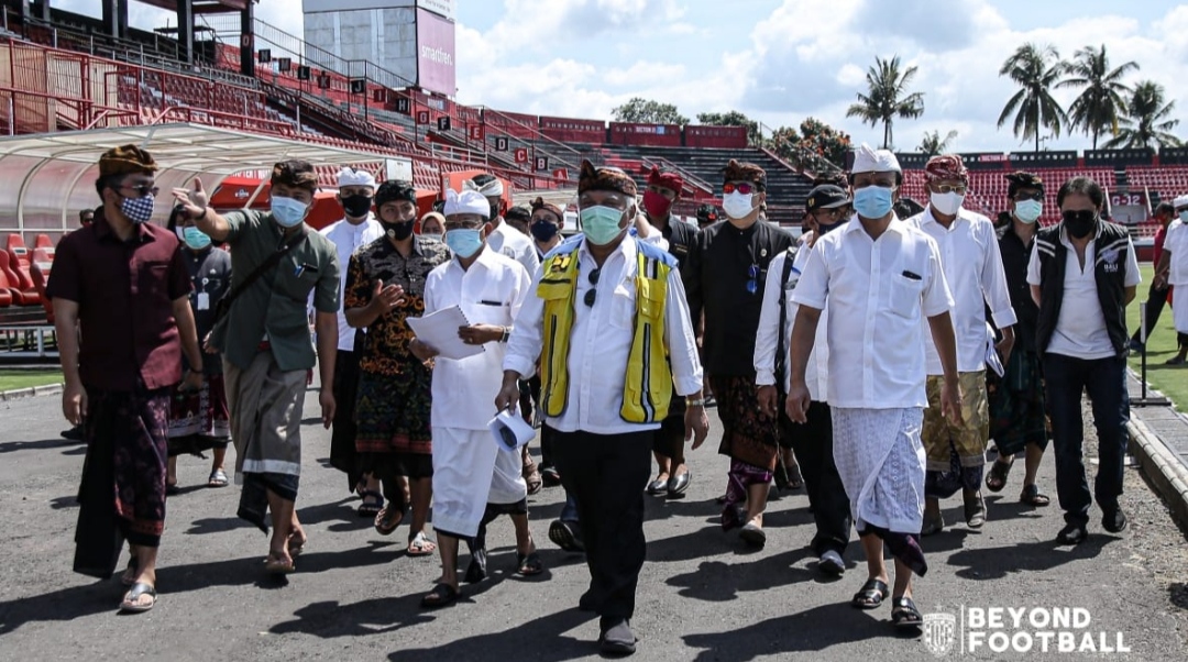 Pemerintah Pusat dan Daerah Provinsi Bali Lakukan Inspeksi ke Stadion Kapten I Wayan Dipta
