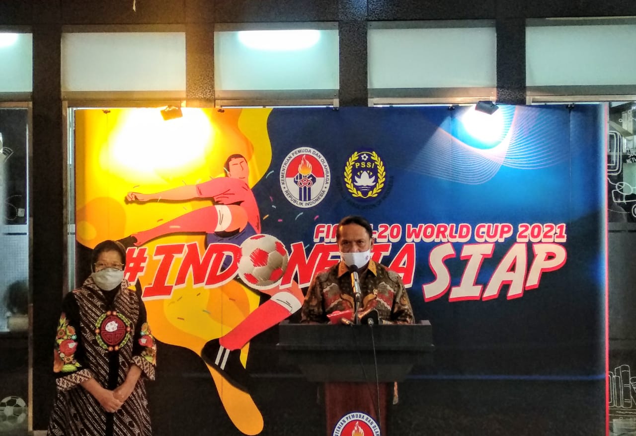 Jumpa Risma, Menpora Pastikan Surabaya Siap Gelar Pertandingan Piala Dunia U-20 2021