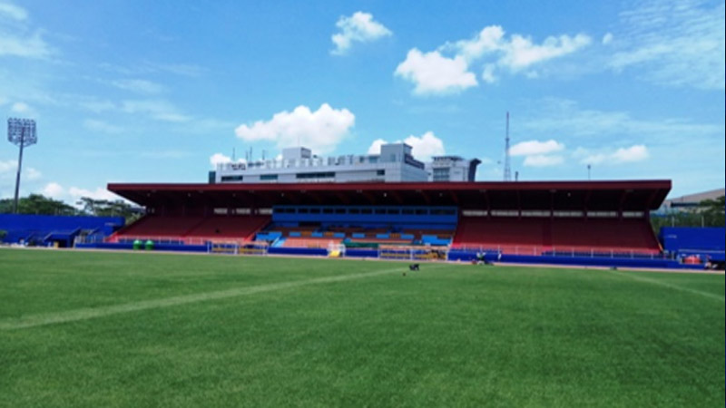 Stadion Jakabaring Direnovasi, Latihan Perdana Sriwijaya FC di Stadion Bumi Sriwijaya