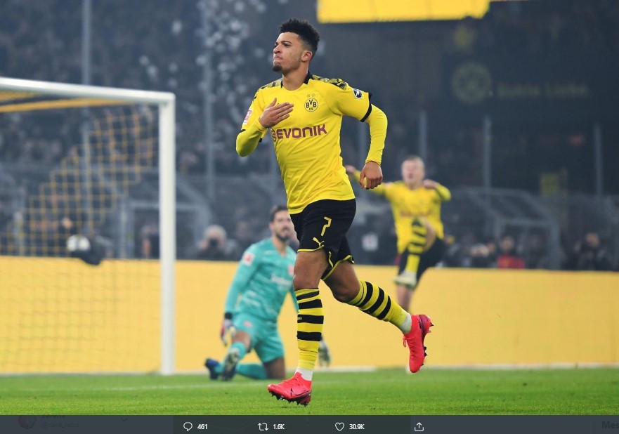 Borussia Dortmund Bantah Klaim Dua Eks-Manchester United soal Jadon Sancho