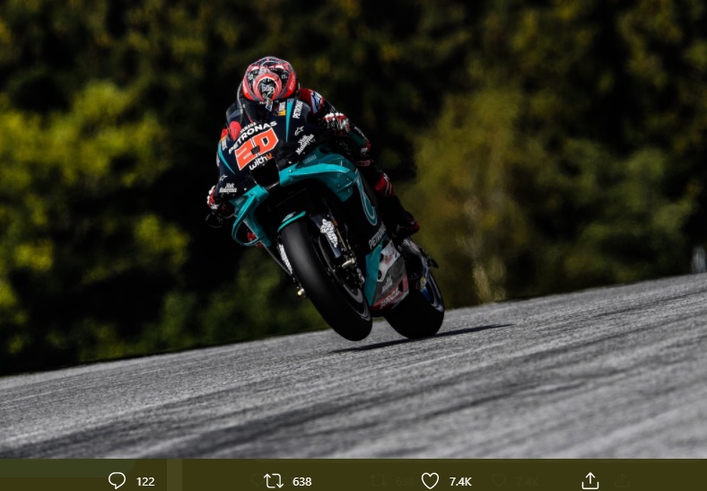 Hasil MotoGP Catalunya 2020: Fabio Quartararo Bangkit, Suzuki Sabet Dua Podium