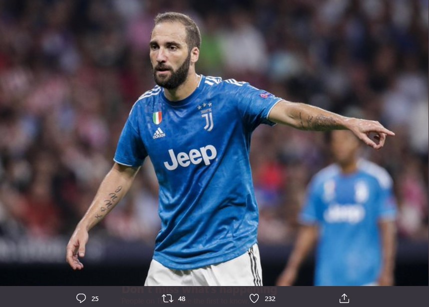 Juventus Resmi Putus Kontrak Gonzalo Higuain