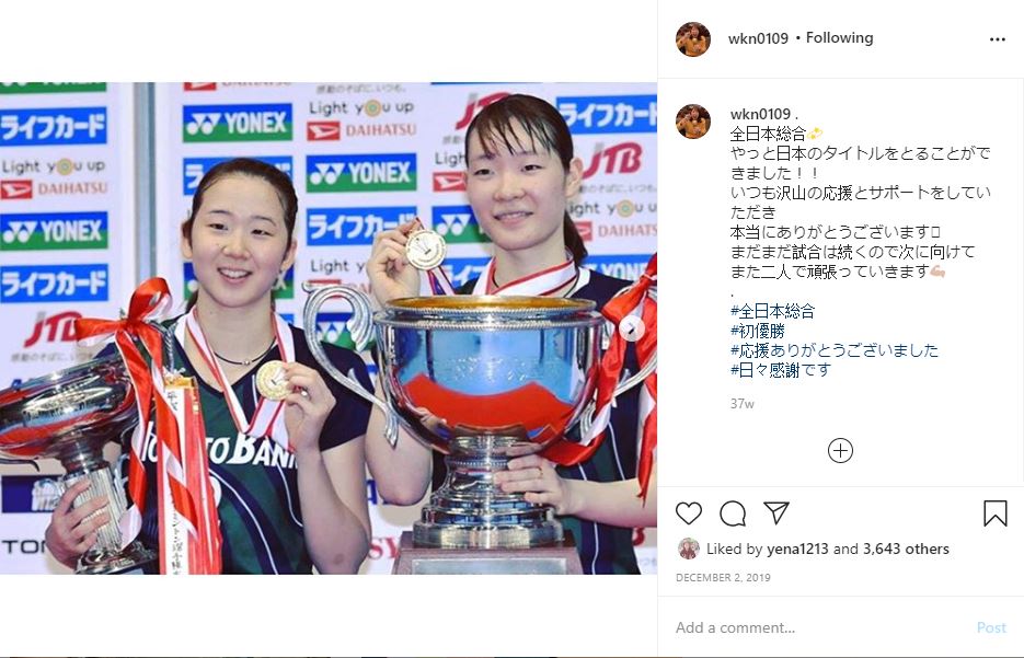 Ayaka Takahashi Pensiun, Jepang Andalkan Juara Dunia Ganda Putri di Olimpiade 2020