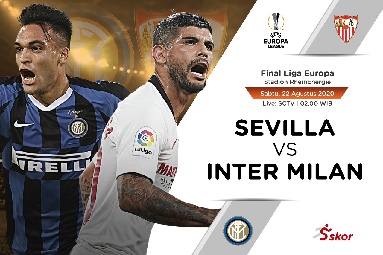 Link Live Streaming Final Liga Europa: Sevilla vs Inter Milan