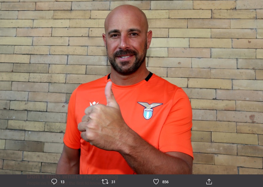Pepe Reina Ungkap Alasan Merapat ke Lazio