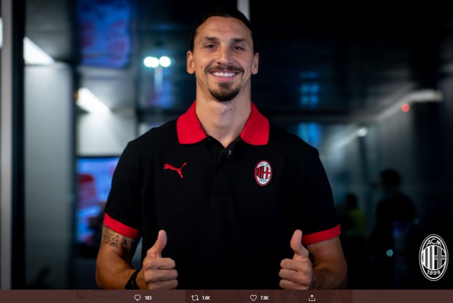 Alasan Zlatan Ibrahimovic Pilih Nomor Punggung 11 di AC Milan, Bukan 9