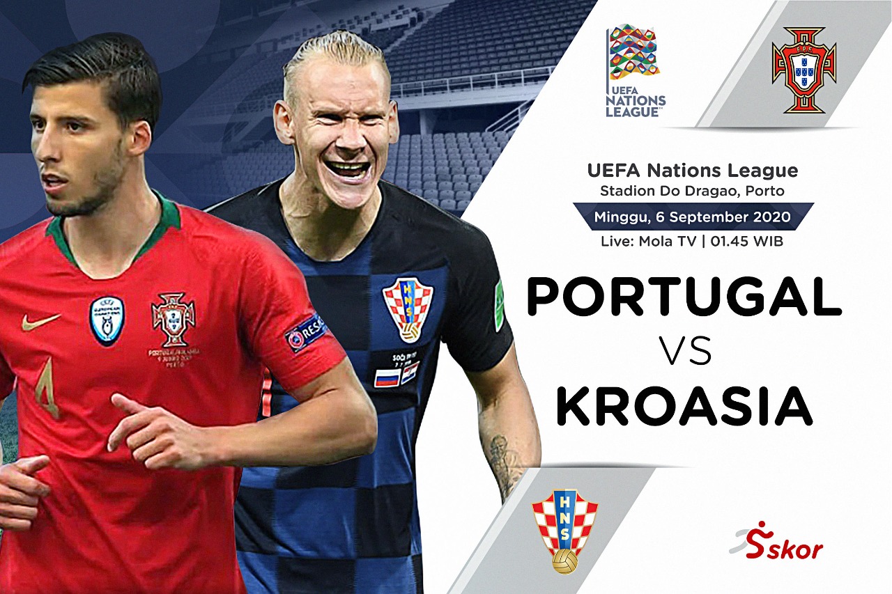 Link Live Streaming UEFA Nations League: Portugal vs Kroasia