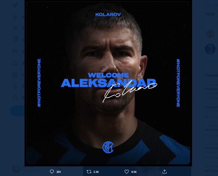 Aleksandar Kolarov Pilih Inter Gegara Antonio Conte