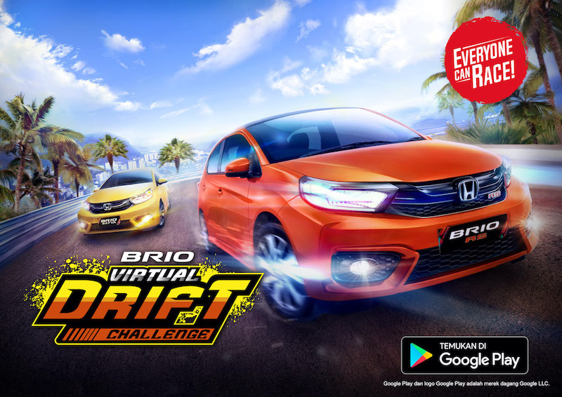 Honda Gelar Kompetisi Mobile Game Brio Virtual Drift Challenge