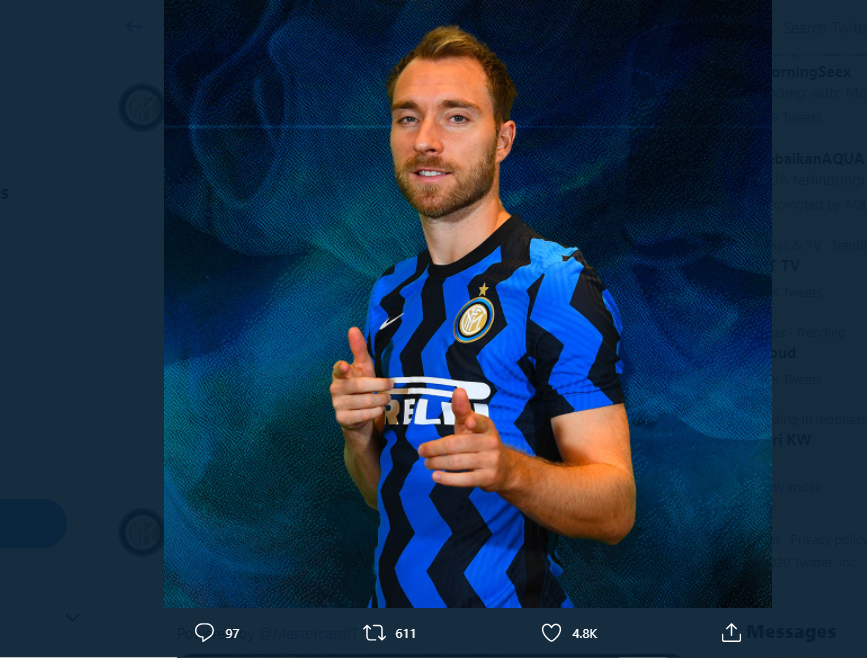 Pelatih Timnas Denmark: Inter Milan Sia-siakan Kualitas Christian Eriksen