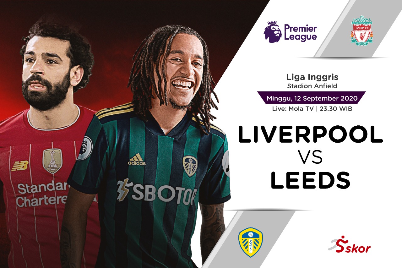 Link Live Streaming Liga Inggris: Liverpool vs Leeds United
