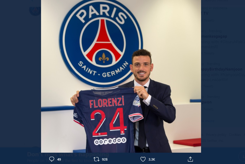Bursa Transfer: PSG Rekrut Alessandro Florenzi