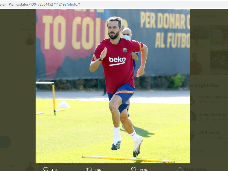 Miralem Pjanic Dapat Nomor Warisan Andres Iniesta di Barcelona