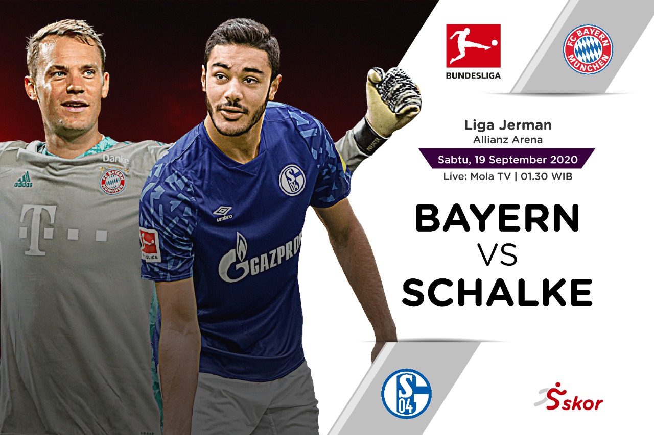 Susunan Pemain Liga Jerman: Bayern Munchen vs Schalke
