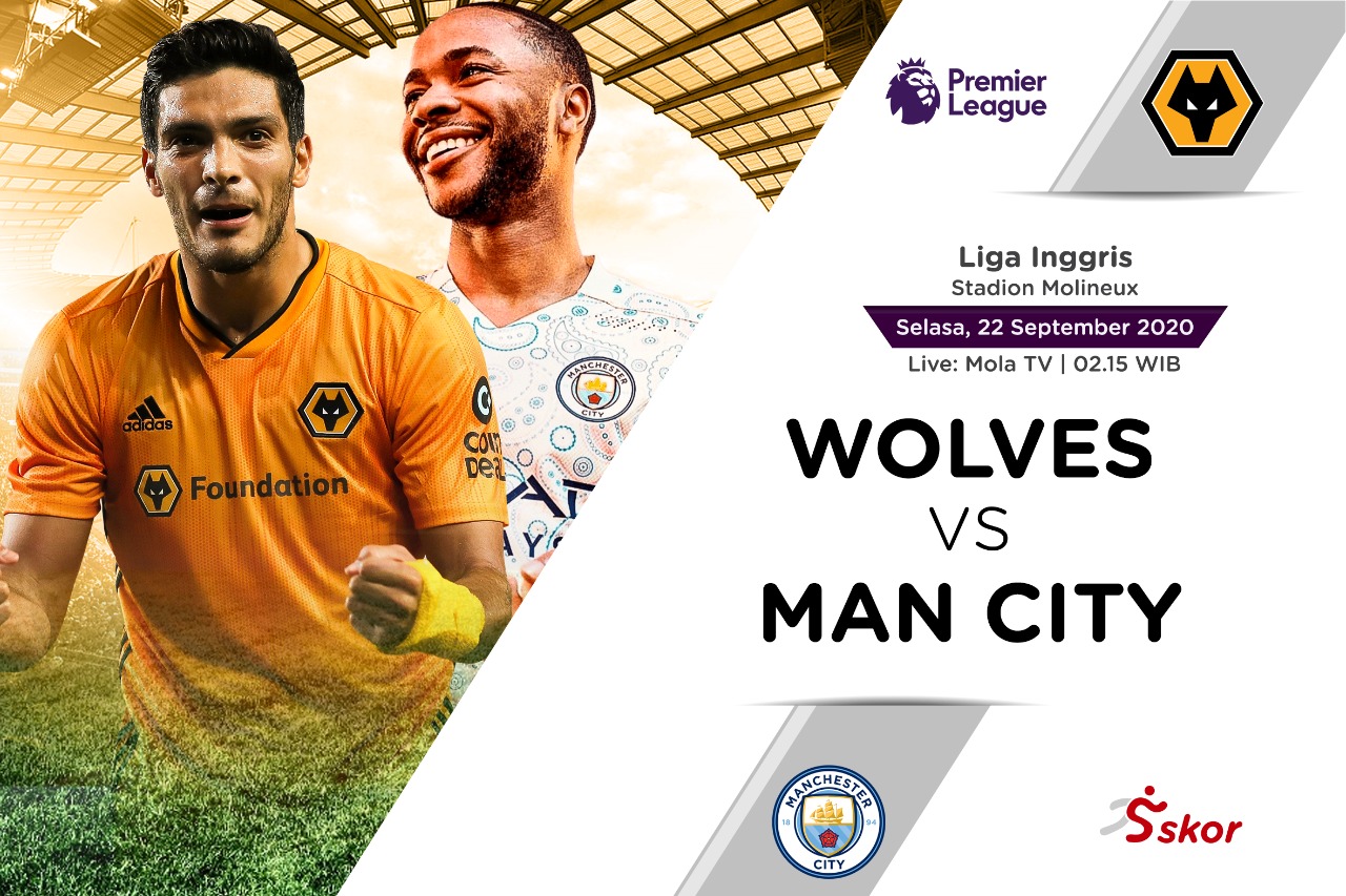 Link Live Streaming Liga Inggris: Wolverhampton Wanderers vs Manchester City