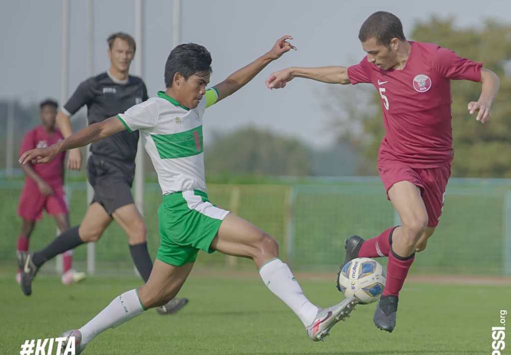 Hasil Timnas U-19 vs Qatar U-19: Gagal Pertahankan Keunggulan Flick-on Header