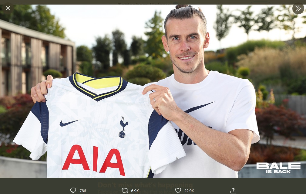 Bursa Transfer: Gareth Bale dan Sergio Reguilon Resmi ke Tottenham Hotspur