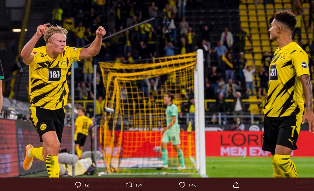 Erling Haaland Diklaim Enggan Tinggalkan Borussia Dortmund