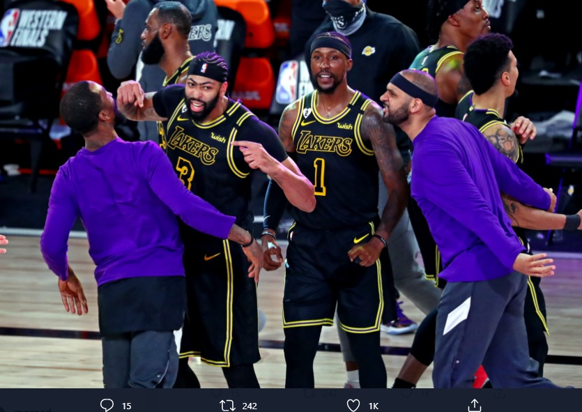 NBA Finals 2020: Cedera Tak Halangi Niat Anthony Davis Turun di Gim Keenam